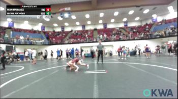 66 lbs Semifinal - Ivan Narvaez, Dumas Wrestling Club vs Ridge Nichols, Rough Riders