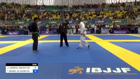 JOÃO GABRIEL SOUZA CIRINO S. FIU vs ISAAC DANIEL OLIVEIRA MIRANDA 2023 Brasileiro Jiu-Jitsu IBJJF