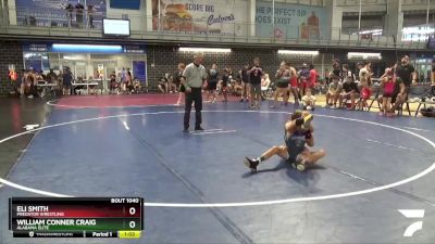 60+65 Round 2 - Eli Smith, Predator Wrestling vs William Conner Craig, Alabama Elite