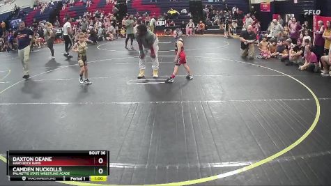 46 lbs Round 1 - Camden Nuckolls, Palmetto State Wrestling Acade vs Daxton Deane, Hard Rock Rams