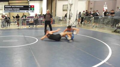 165 lbs Round Of 16 - Arment Waltenbaugh, PA vs Maximus Fortier, WV