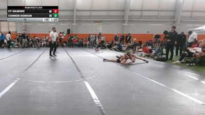 76 lbs Round 3 (6 Team) - Connor Dobson, Kardiac Kidz vs Cy Gilmore, Warner Elite