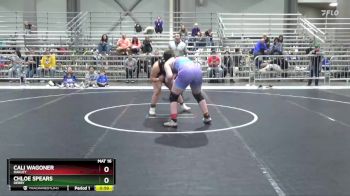170 lbs 2nd Place Match - Chloe Spears, Derby vs Cali Wagoner, Oakley