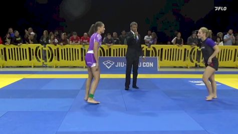 Gabriela Campos Mendanha vs Lara Oliveira Silva 2025 Pan IBJJF Jiu-Jitsu No-Gi Championship