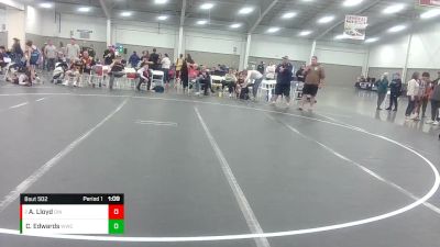 72 lbs Round 1 - Ashby Lloyd, Dinwiddie vs Conner Edwards, Williamsburg Wrestling Club