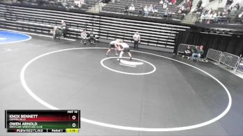 135 lbs Semifinal - Owen Arnold, Westlake Wrestling Club vs Knox Bennett, Copper Hills