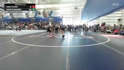 125 lbs 3rd Place Match - Addilyn Masters, Shawnee Mission South vs Josie Clouse, Gardner Edgerton