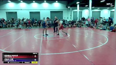 165 lbs 2nd Wrestleback (16 Team) - Kemble Maule, Washington vs Price Ivie, North Carolina