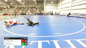 160 lbs Rr Rnd 1 - Nicholas Rochowiak, Cyclones vs Trammel Robinson, Michigan Grapplers