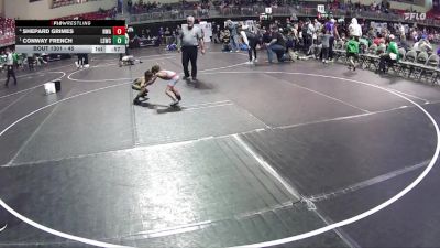 45 lbs Semifinal - Conway French, Lincoln Squires Wrestling Club vs Shepard Grimes, Nebraska Wrestling Academy