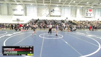 105 lbs Round 3 - Cadence Guy, Gorilla Grapplers vs Chloe OConnor, Shaker Youth Wrestling