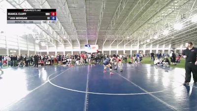 155 lbs Cons. Round 2 - Bianca Cluff, Wasatch Wrestling Club vs Ava Morgan, Corner Canyon