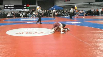 5A 120 lbs Cons. Semi - Stran Webb, Elmore County School vs Eli Mcalpine, Hayden