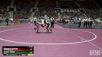 7A 150 lbs Cons. Round 2 - Kenneth Doster, Smiths Station Hs vs Wyatt Cruze, Foley