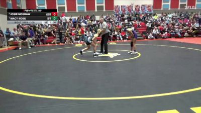 100 lbs Cons. Semi - Macy Rose, North Fayette Valley vs Josie McGraw, Alburnett