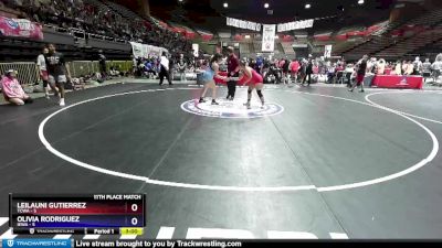 180 lbs Placement Matches (16 Team) - Leilauni Gutierrez, TCWA vs Olivia Rodriguez, IEWA