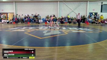 149 lbs Cons. Round 3 - Noah Rice, Messiah vs Ben Grater, Wilkes