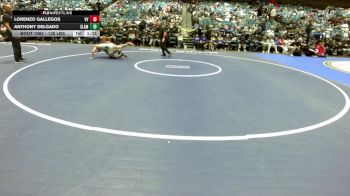 138 lbs Quarterfinal - Lorenzo Gallegos, Volcano Vista vs Anthony Delgado, Slam