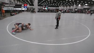 105 lbs Cons. Rd Of 16 - Kimber Drenon, Windsor Youth Wrestling vs Chloe Bradley, Cleveland High School Wrestling