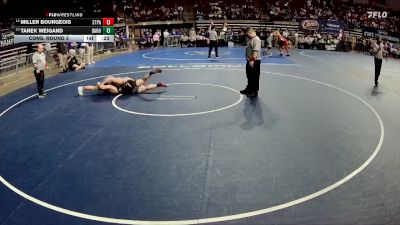 D 1 150 lbs Cons. Round 3 - Tarek Weigand, Baton Rouge vs Miller Bourgeois, St. Paul`s