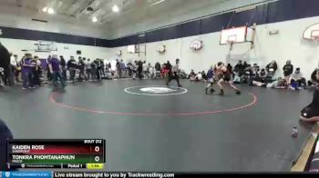113 lbs Cons. Round 2 - Kaiden Rose, Sandpoint vs Tonkra Phomtanaphun, Pasco