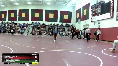 126 lbs Round 2 - Devin Leeson, Maple Heights vs McHale Macklin, Garfield Heights