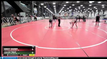 130 lbs Rd# 5- 3:45pm Friday Final Pool - Emmitt Warren, Agression Legionaries vs Colton Treat, Oklahoma Outlaws Red