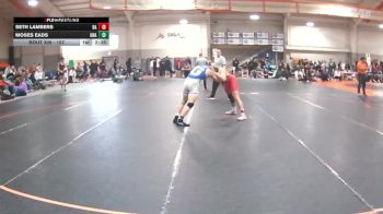 157 lbs Champ. Round 2 - Moses Eads, Unattached vs Seth Lambers, Belmont Abbey