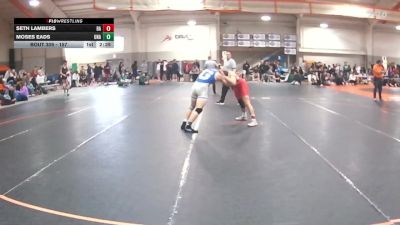 157 lbs Champ. Round 2 - Moses Eads, Unattached vs Seth Lambers, Belmont Abbey