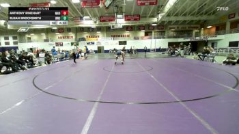 174 lbs Round 4 (10 Team) - Elijah Brocksmith, William Woods University vs Anthony Rinehart, Marian University (IN)