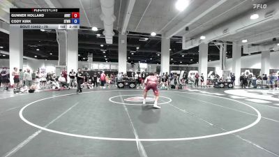79 lbs Cons. Round 4 - Gunner Holland, Arkansas RTC vs Cody Kirk, Stronghold Wrestling