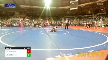 80 lbs Round Of 64 - Cruz Evans, COWA vs Logan Brickley, Headhunters WC