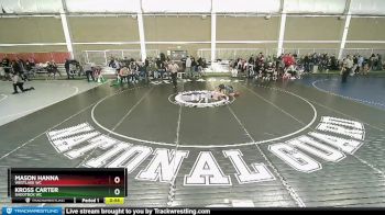 67 lbs Cons. Round 2 - Mason Hanna, Westlake WC vs Kross Carter, Shootbox WC