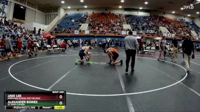 165 lbs Cons. Round 1 - Alexander Bowes, St. Mary`s Ryken vs Jake Lee, Maryland School For The Deaf