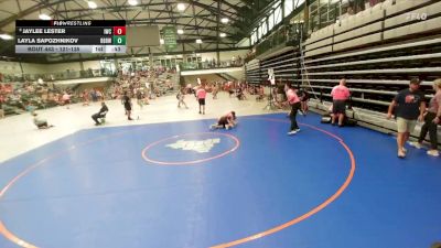 121-135 lbs Champ. Round 1 - Jaylee Lester, Iguanas Wrestling Club vs Layla Sapozhnikov, Built By Brunson Wrestling