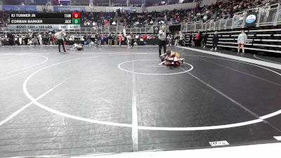 108 lbs Quarterfinal - Ej Turner Jr, Team Tulsa WC vs Corban Barker, Jackson County