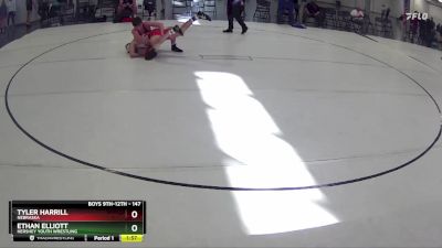 147 lbs 1st Place Match - Tyler Harrill, Nebraska vs Ethan Elliott, Hershey Youth Wrestling
