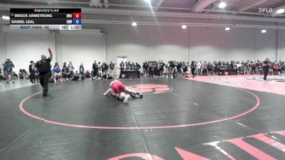 80 lbs Champ. Round 2 - Brock Armstrong, Buzzsaw Wrestling Club vs Daniel Leal, Gold Rush Wrestling