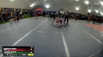 110 lbs Round 1 (6 Team) - Thomas Block, Killer Elite vs Brextyn Riggs, WEG3