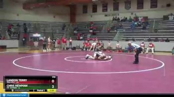 170 lbs Finals (2 Team) - Chris Newman, Mt. Vernon vs Landon Terry, Tell City