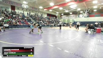 175 lbs Quarterfinal - Jovanni Mansour, Granite Hills vs Noah Sandlin, Poway