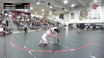 215 lbs Semifinal - Adam Galindo, Servite vs James Flores, Western