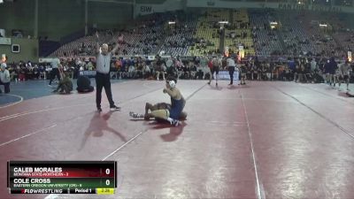 141 lbs Quarters & 1st Wb (16 Team) - Caleb Morales, Montana State-Northern vs Cole Cross, Eastern Oregon University (OR)