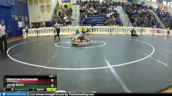 106 lbs Finals (8 Team) - Jacob Bucci, Clay vs Sebastian Degennaro, Jensen Beach