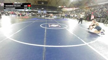 Boys 4A 157 lbs Cons. Round 4 - Colin Shamp, Skyline vs Zachariah Delgado, Chiawana