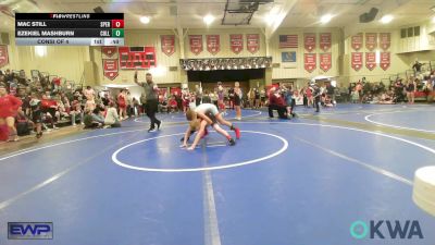 85 lbs Consi Of 4 - Mac Still, Sperry Wrestling Club vs Ezekiel Mashburn, Collinsville Cardinal Youth Wrestling