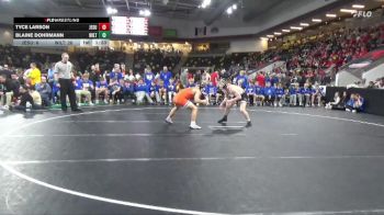 150 lbs Finals (1st & 3rd) - Tyce Larson, Jesup vs Blaine Dohrmann, Wilton