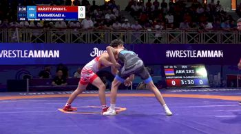 51 kg Final 3-5 - Sargis Harutyunyan, Armenia vs Abolfazl Karamiegaei, Iran