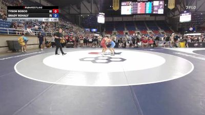 120 lbs Cons. Rd Of 64 - Tyson Bosco, OH vs Brady Rohaly, PA
