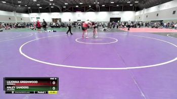 235 lbs Semifinal - Lilionna Greenwood, Hannibal vs Haley Sanders, Jackson